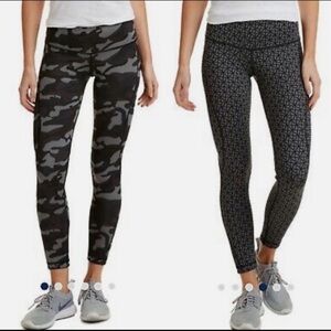 Vineyard Vines Reversible Camouflage/Whales Leggings, sz L